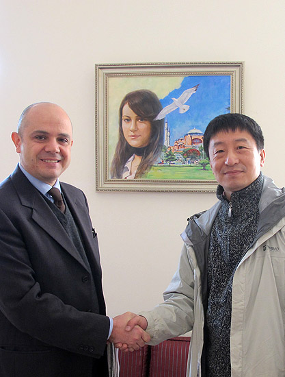 中国艺术家应邀做客土耳其驻华大使馆(图)