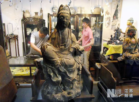 南京朝天宫古玩市场新址开业(图)