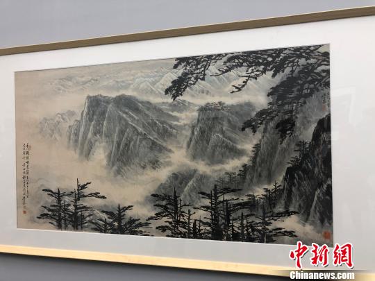 百年大师岑学恭国画展开展再现雄险秀幽的巴山蜀水