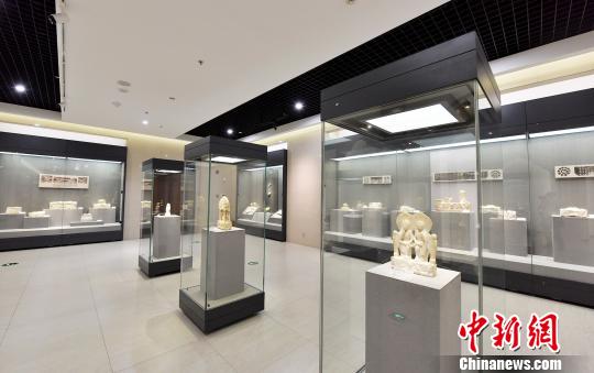 定州博物馆展厅局部。 白永民 摄