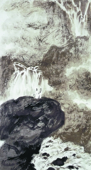 此次展览既是傅抱石画作首次集中出境展出,也是"新金陵画派"的代表