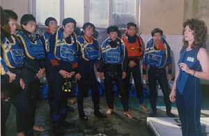 1989年，中澳合作全国水下考古专业人员培训班