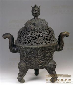 宣德云纹铜熏炉