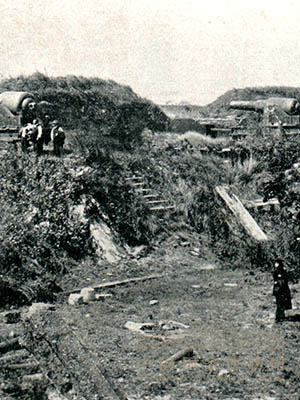 <p>1895年10月，日军大举进攻台南，中国守军顽强抗击。图为台南安平炮台遗址。</p>