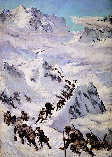 过雪山