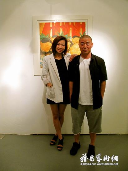 朱伟上海画廊举办作品展(图)