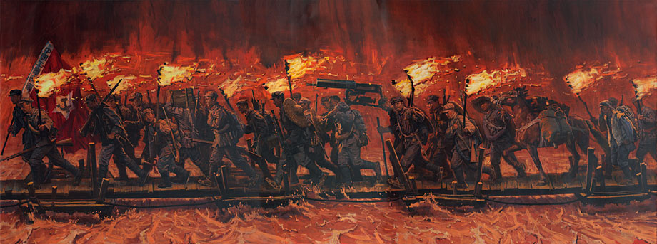 纪念红军长征胜利八十周年美术作品创作展