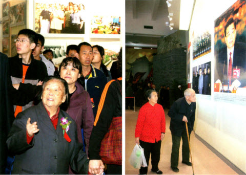 “复兴之路”大型主题展览在军博开展后观众踊跃参观