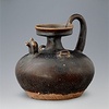 Black-glazed Porcelain Ewer with Chicken-head Spout