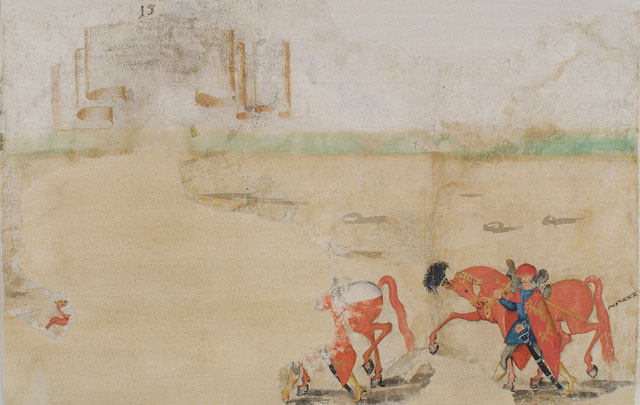 斯德哥尔摩图卷—奥地利的康丝坦斯嘉和齐格蒙特三世婚礼队列进入克拉科夫