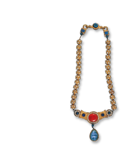 隋大业四年(公元608年)嵌珍珠宝石金项链