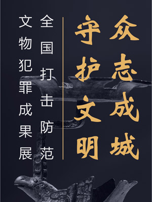 众志成城 守护文明——全国打击防范文物犯罪成果展