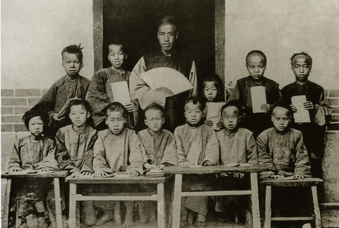 晚清改良私塾师生合影_中国国家博物馆官方网站