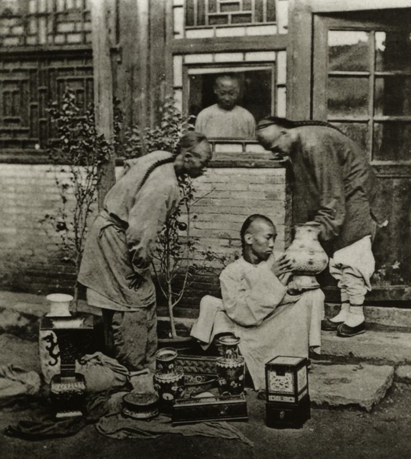 收集古玩的商贩