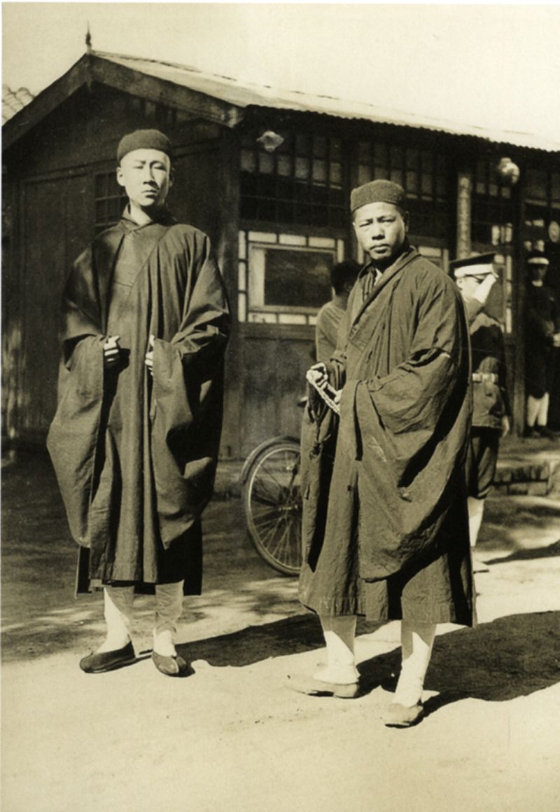 北平警士教练所的化装警察