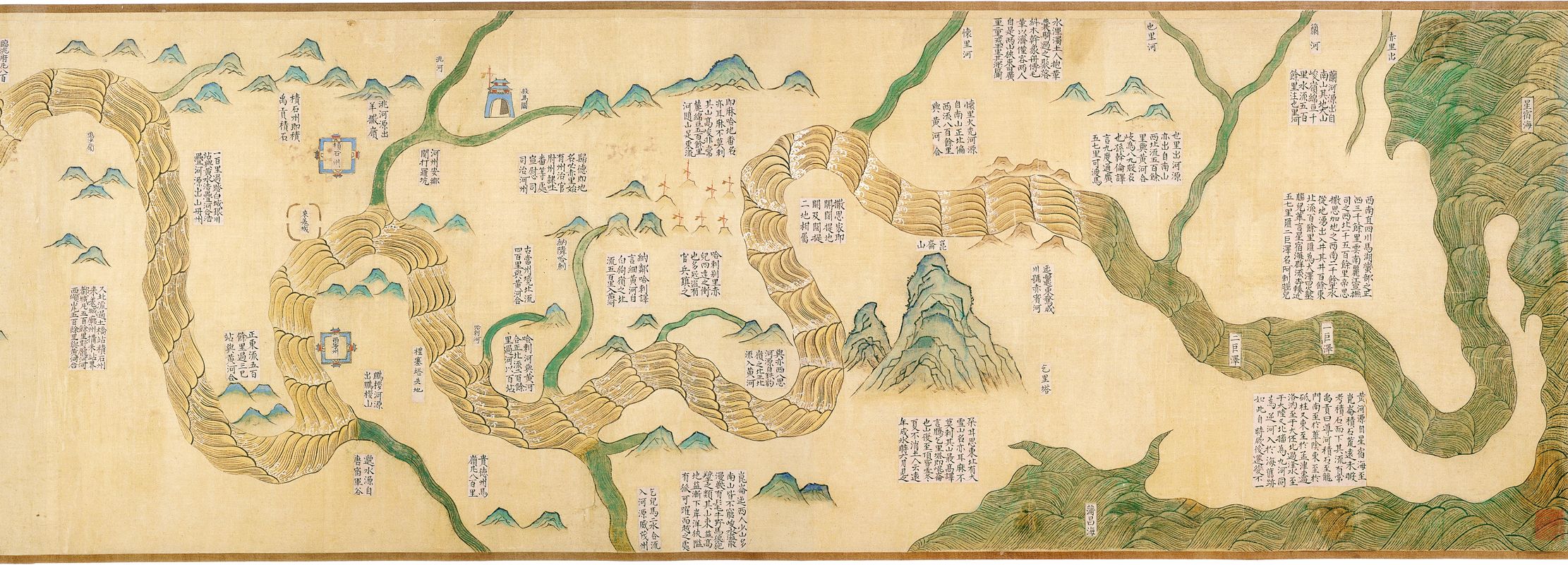 明潘季驯《河防一览图》