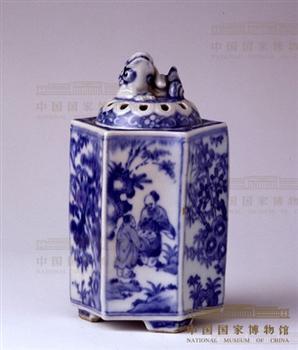 “五良太浦吴祥瑞造”青花人物花熏