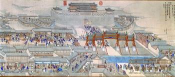 前门街市图