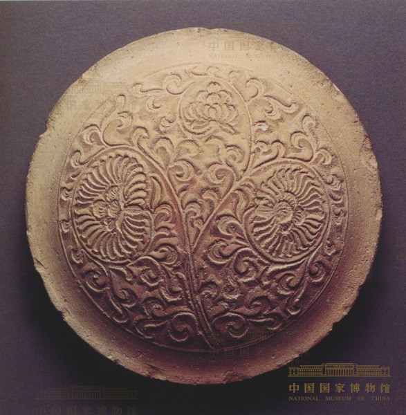 耀州窑印菊花碗模