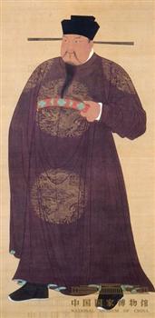 赵匡胤像轴