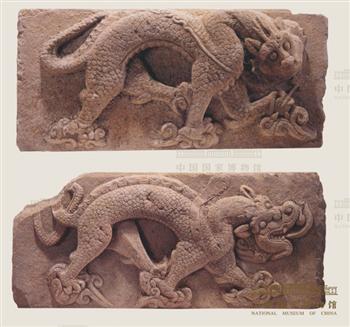 浮雕瑞兽石刻