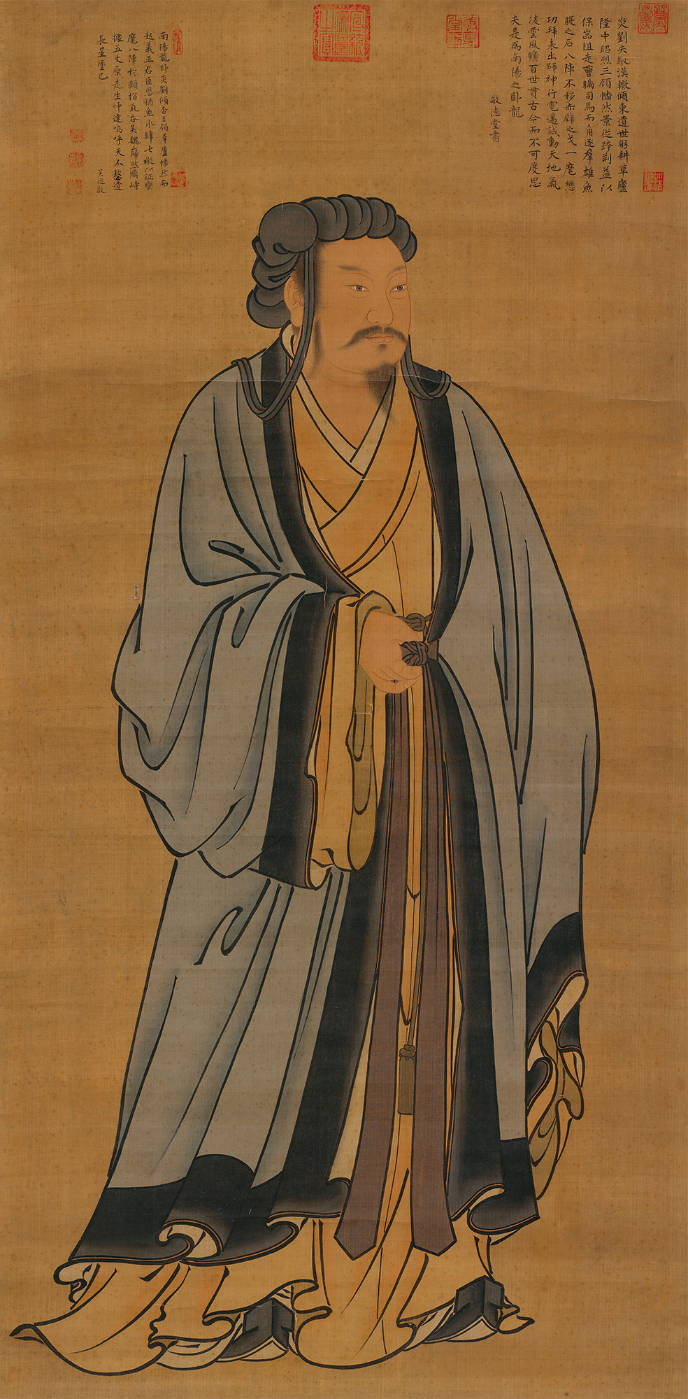 诸葛亮立像轴