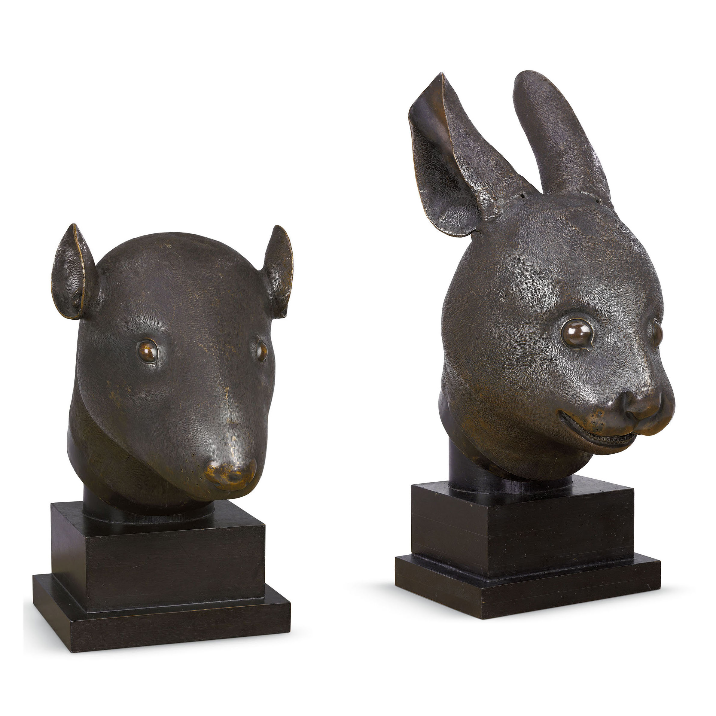 英法联军掠夺的兔首、鼠首铜像