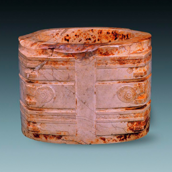 神人兽面纹玉琮