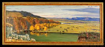 油画《风景》